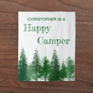 Woodland Trees Birthday Tapestry