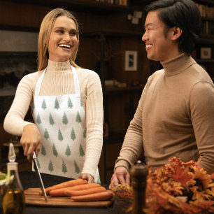 Woodland Trees Christmas Apron