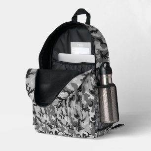Woodland Urban Military Camouflage Printed Backpack