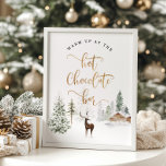 Woodland Warm up at the hot chocolate bar Poster<br><div class="desc">Woodland Warm up at the hot chocolate bar Poster.
Matching items available.</div>