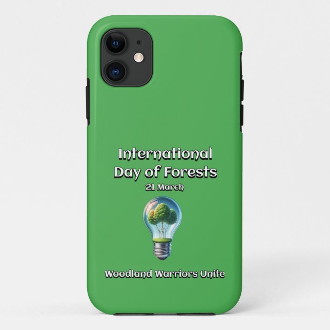 Woodland Warriors Unite. Day of Forests (IDF) Case-Mate iPhone Case (Back)
