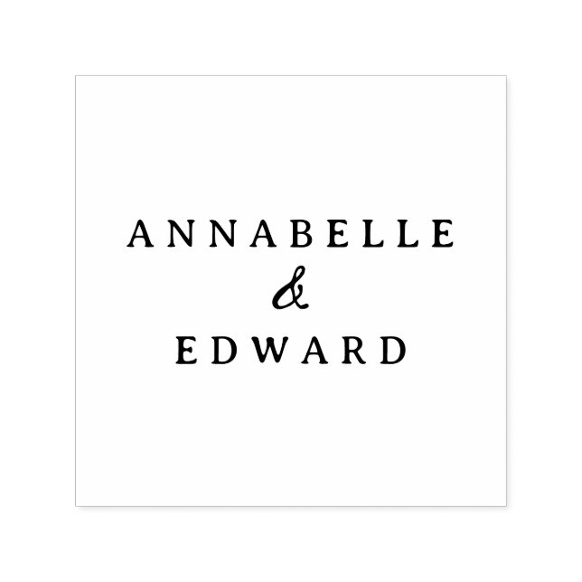 Woodland Wedding Elegant Romantic Vintage Self-inking Stamp (Design)