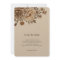 Woodland wedding invite, Boho invitation, Rustic
