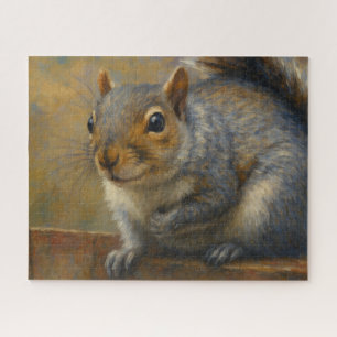 Woodland Whimsy – Realistic Squirrel Portrait Jigsaw Puzzle