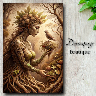 Woodland Whisper Dryad's Reverie Decoupage Tissue Paper