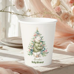 Woodland Winter Christmas Baby Shower Paper Cups<br><div class="desc">Celebrate your little one’s upcoming arrival with our "Woodland Winter Christmas" Baby Shower Paper Cups. These charming cups combine the cosy elegance of a winter woodland theme with the festive spirit of Christmas, making them an ideal choice for your baby shower celebration. Features: Whimsical Design: The cups feature a delightful...</div>