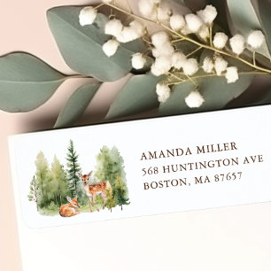 Woodland Wonder Deer Address Label Return Address Label