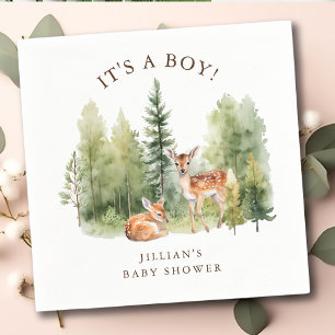 Woodland Wonder Deer  Napkin