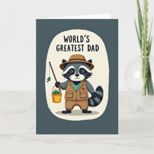 Woodland Worlds Greatest Dad Card
