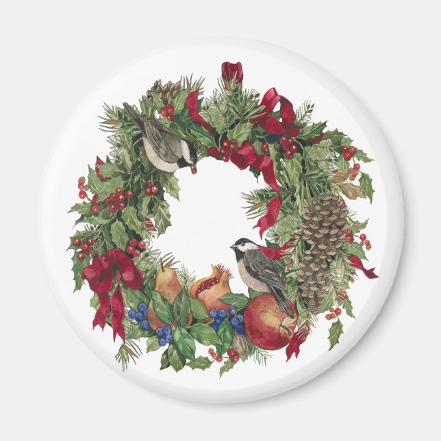 Woodland Wreath Magnet (Front)