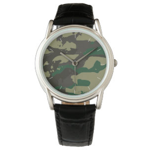 Woodlands camouflage watch