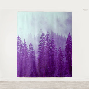 Woodlands Forest Pine Trees Mural Wall Tapestry