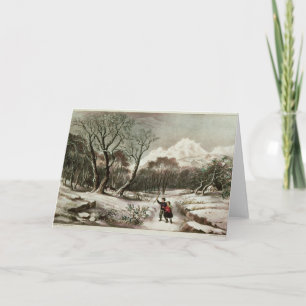 Woodlands in Winter Card