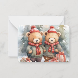 Woodlawn Christmas: Cosy Bears Card