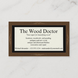 Woodlook Business Card Template