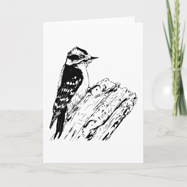 Woodpecker Card (Front)