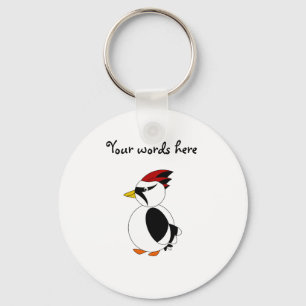 Woodpecker Key Ring