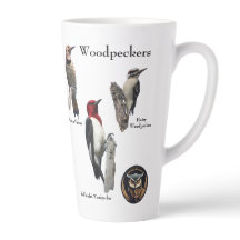 Woodpecker Latte/Coffee Mug