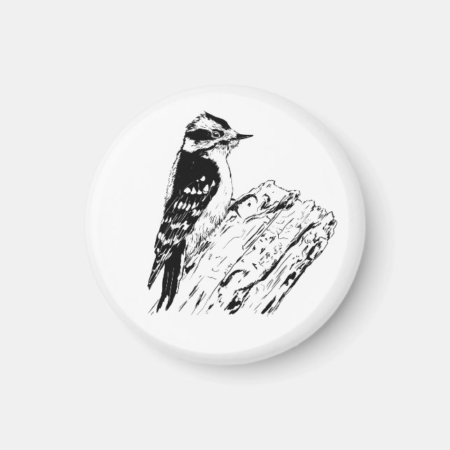 Woodpecker  magnet (Front)