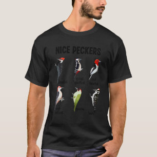 Woodpecker Nice Peckers Bird Watching T-Shirt