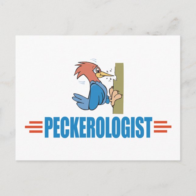Woodpecker Postcard (Front)