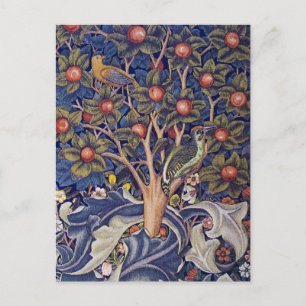 Woodpecker, William Morris Postcard