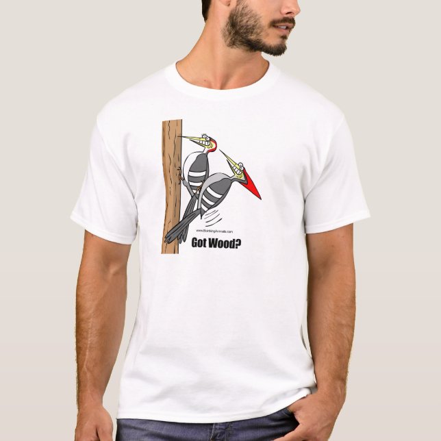 woodpeckers boinking, woodpeckers mating T-Shirt (Front)