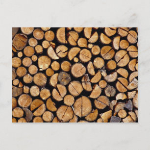 Woodpile Postcard