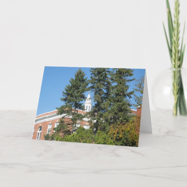 Woodruff Hall at Castleton State College Card (Front)