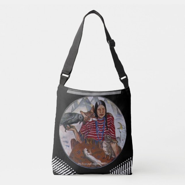 "Woods Woman" Crossbody Bag (Front)
