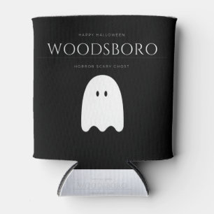 Woodsboro High School Scary Ghost Halloween Can Cooler