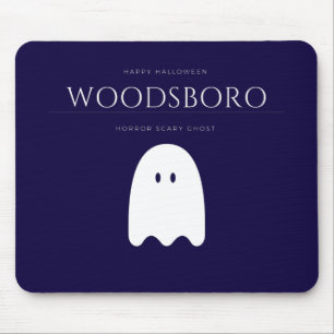 Woodsboro High School Scary Ghost Halloween Mouse Pad