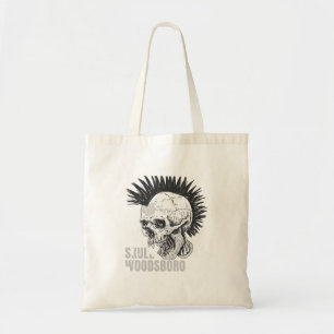Woodsboro skull face horror movie club Halloween Tote Bag