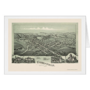 Woodsfield, OH Panoramic Map - 1899