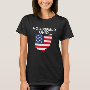 Woodsfield Ohio USA State America Travel Ohioan T-Shirt