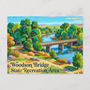 Woodson Bridge State Recreation Area California Postcard