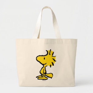 Woodstock Classic Design Pattern Large Tote Bag
