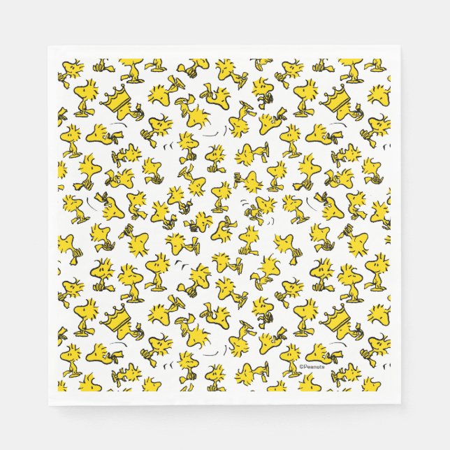Woodstock Classic Design Pattern Napkin (Front)