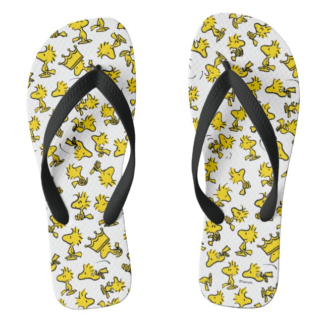 Woodstock Classic Design Pattern Thongs (Footbed)