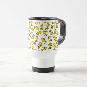 Woodstock Classic Design Pattern Travel Mug