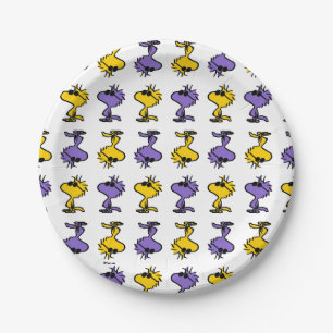 Woodstock Cool Sunglasses Pattern Paper Plate