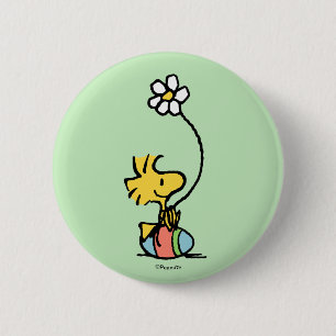 Woodstock Easter Egg 6 Cm Round Badge