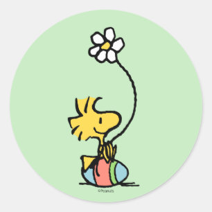 Woodstock Easter Egg Classic Round Sticker