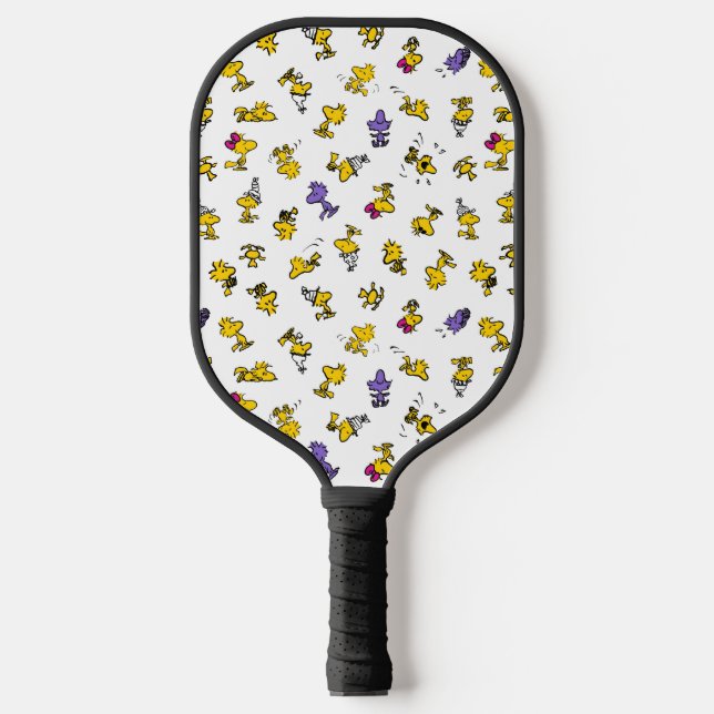 Woodstock Fun Pattern Pickleball Paddle (Front)