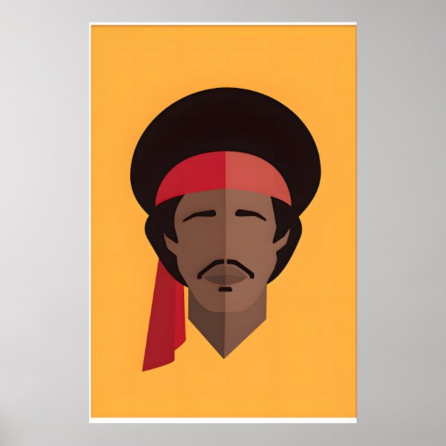 Woodstock Inspired Original Icon Design Print (Front)