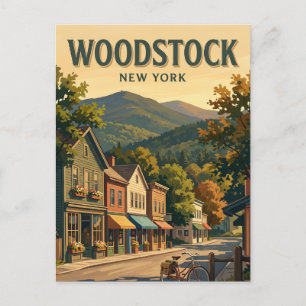 Woodstock New York Postcard