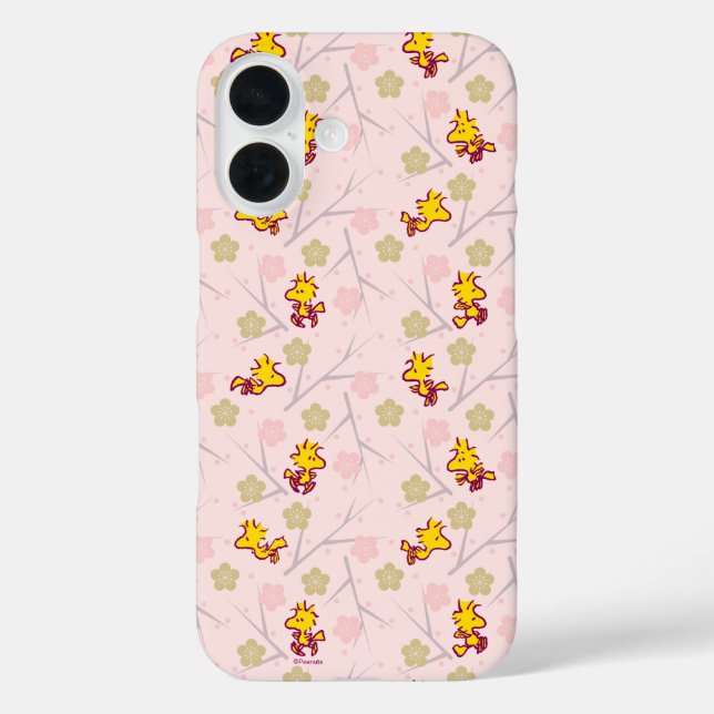 Woodstock Pink Cherry Blossom Pattern Case-Mate iPhone Case (Back)