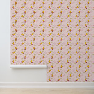 Woodstock Pink Cherry Blossom Pattern Wallpaper