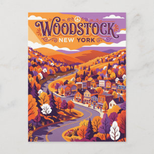 Woodstock USA Postcard