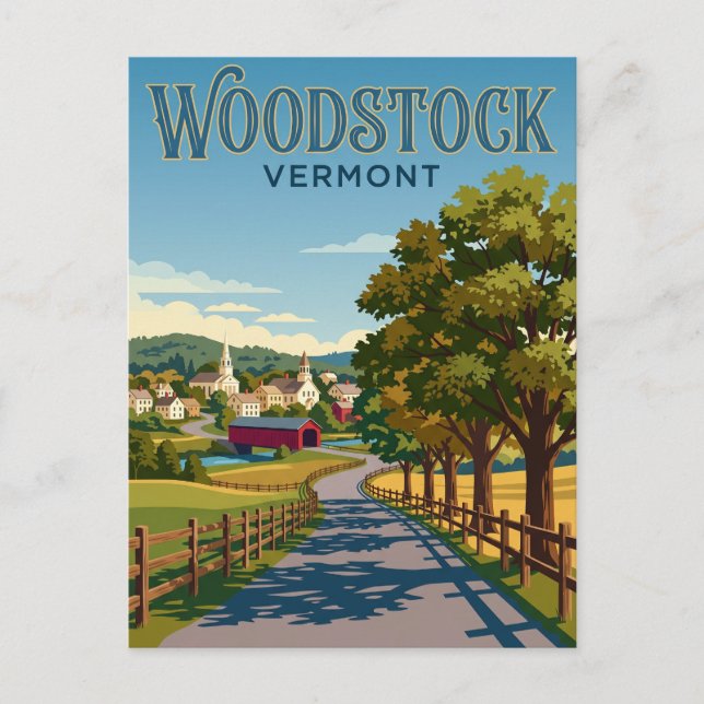 Woodstock USA Postcard (Front)